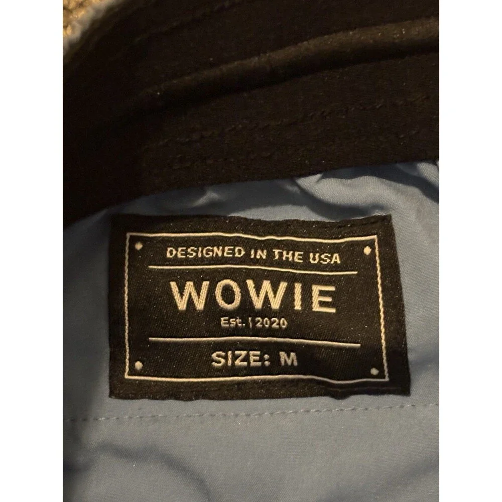 Wowie Pants Mens Medium Blue Drawstring Rambler Aztec‎ Pockets